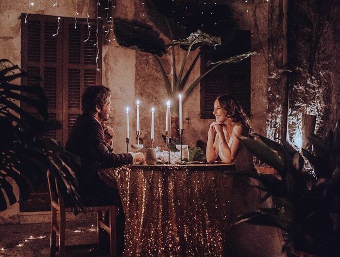 This Luxury White and Gold Mallorca Elopement Inspiration is Beyond Stunning _ Junebug Weddings