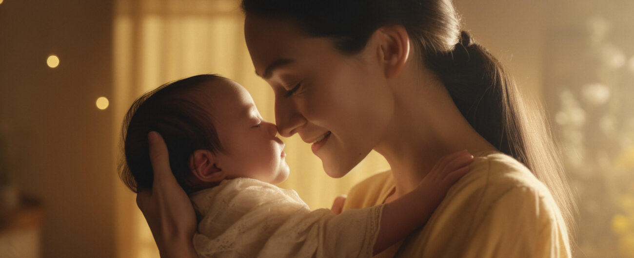 portrait-happy-mother-child